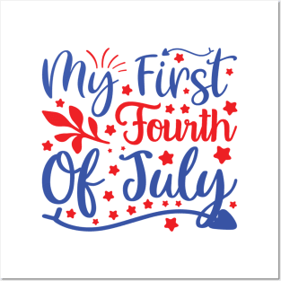 My First Fourth Of July Posters and Art